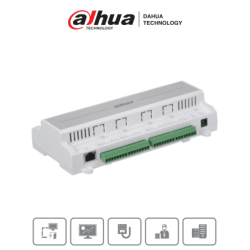 DAHUA  ASC1204B - Panel de Control de Acceso para 4 Puertas y 4 Lectoras