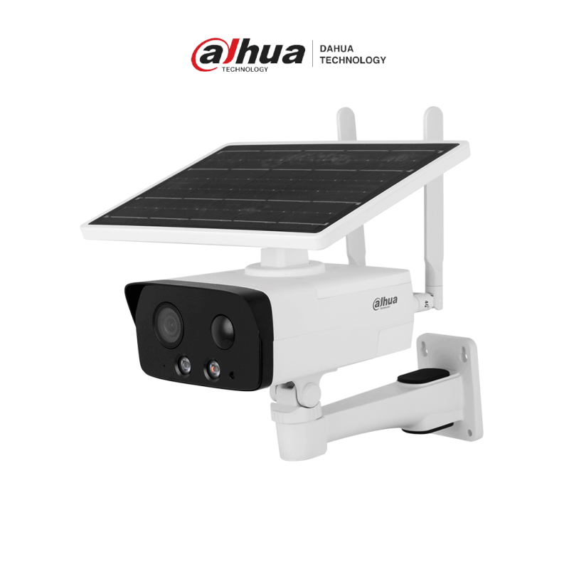 DAHUA DH-IPC-HFW2431DG-4G-SP-LA-B Cámara IP bullet 4G con panel solar y