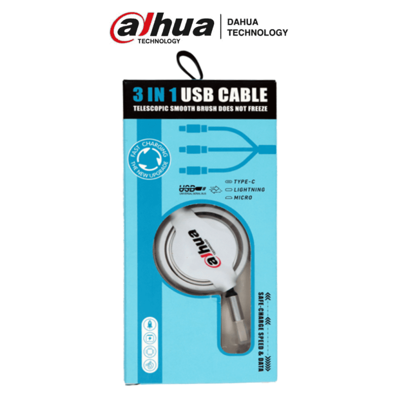 DAHUA MATPRO032 - Cable de USB a Multiples Conectores/ Con Logo Dahua/ P