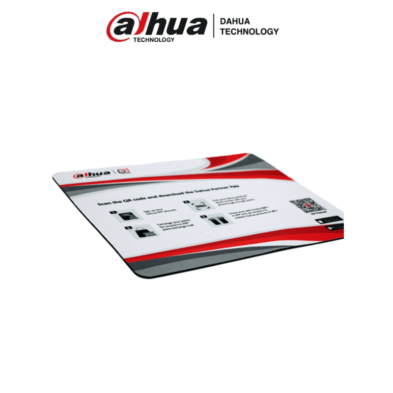 DAHUA MATPRO047 - Mouse Pad Blanco con Info Dahua Partner APP/ Promocion