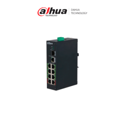 DAHUA DH-LR2110-8ET-120-V2 Switch Industrial ePoE 8 Puertos/ Hasta 800 M