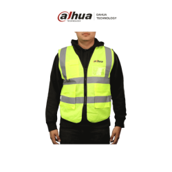 DAHUA MATPRO2414 - Chaleco Amarillo Material Fluorescente con Logotipo D