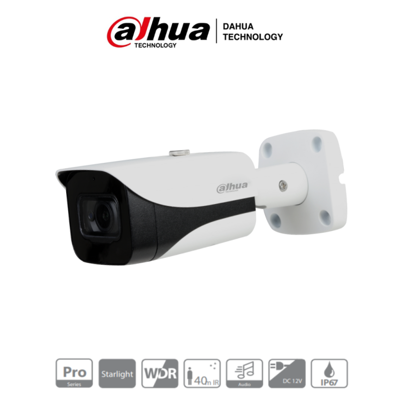 DAHUA HAC-HFW2241E-A- Cámara Bullet Starlight 1080p/ 2 Megapixeles/ 0.00