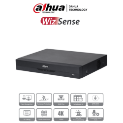 DAHUA XVR5116H-4KL-I3 - DVR de 16 Canales 4k/ 8 Megapixeles/ WizSense/ I