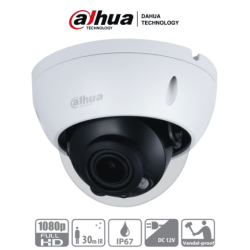 DAHUA HAC-HDBW1200R-Z- Cámara Domo Antivandálica de 2 Megapíxeles/ Lente