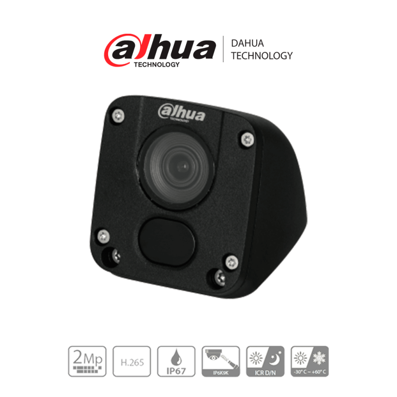 DAHUA IPC-MW1230DN-HM12 - Camara IP para Vehiculos de 2 Megapixeles/ Len