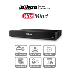 DAHUA XVR8208A-4K-I - DVR de 8 Canales 4K/ WizMind/ Soporta 4 Canales de