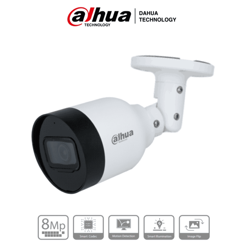 DAHUA IPC-HFW1830S-S6 - Camara IP Bullet 4k/ 8 Megapíxeles/ Lente de 2.8