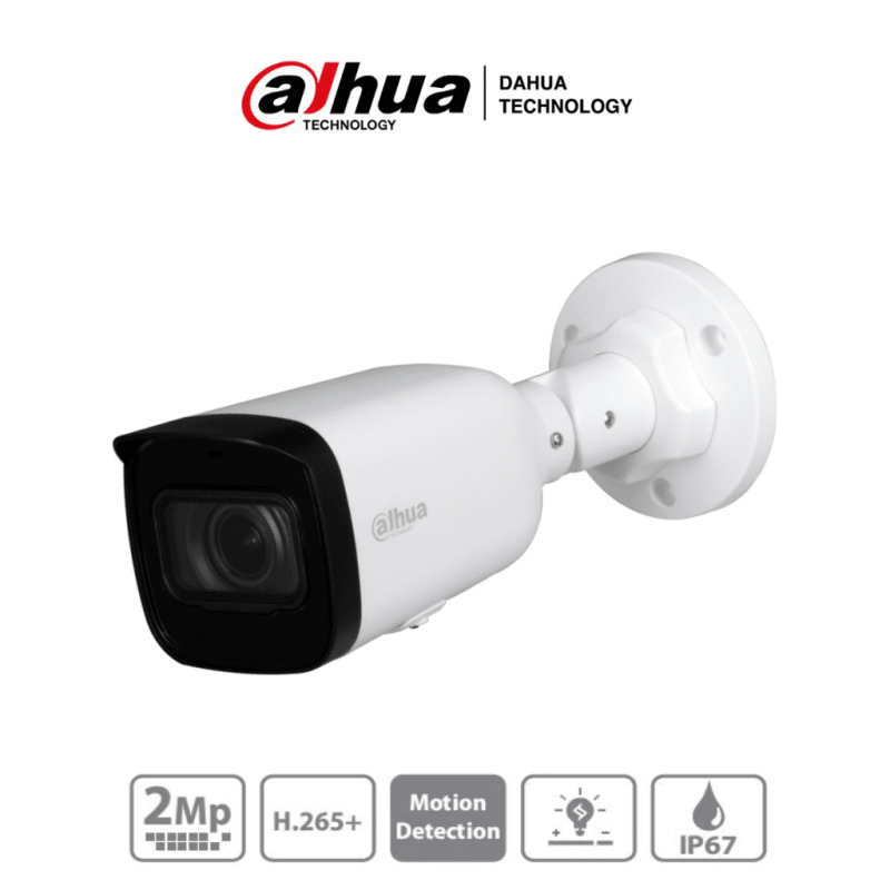 DAHUA IPC-HFW1230T1N-ZS - Camara IP Bullet de 2 Megapixeles/ Lente Motor