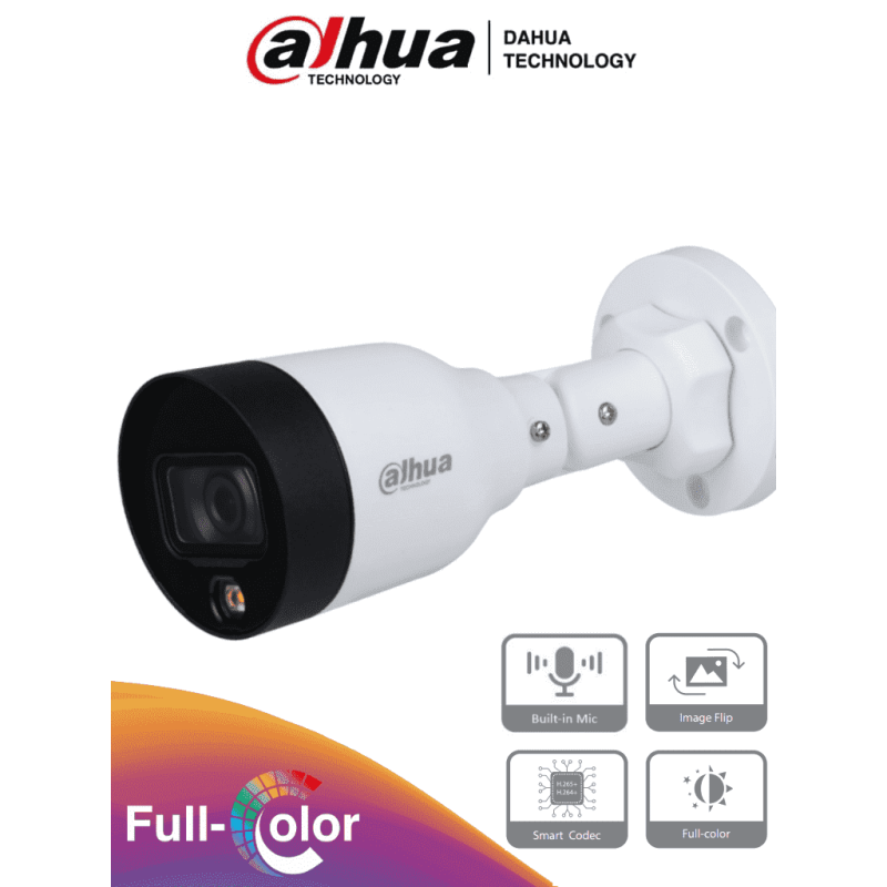 DAHUA IPC-HFW1439S1-A-LED-S4  -Camara IP Bullet de 4 Megapixeles/ Full C