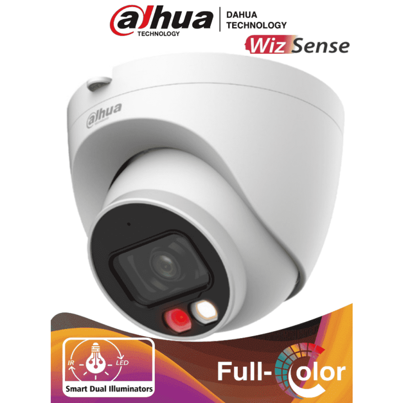 DAHUA IPC-HDW2249T-S-IL - Cámara IP Domo de 2 Megapixeles/ Con Iluminado