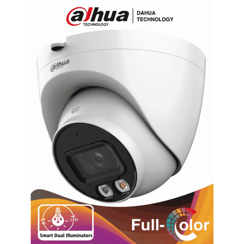 DAHUA IPC-HDW2449T-S-IL - Camara Domo IP de 4 Megapixeles/ Con Iluminado