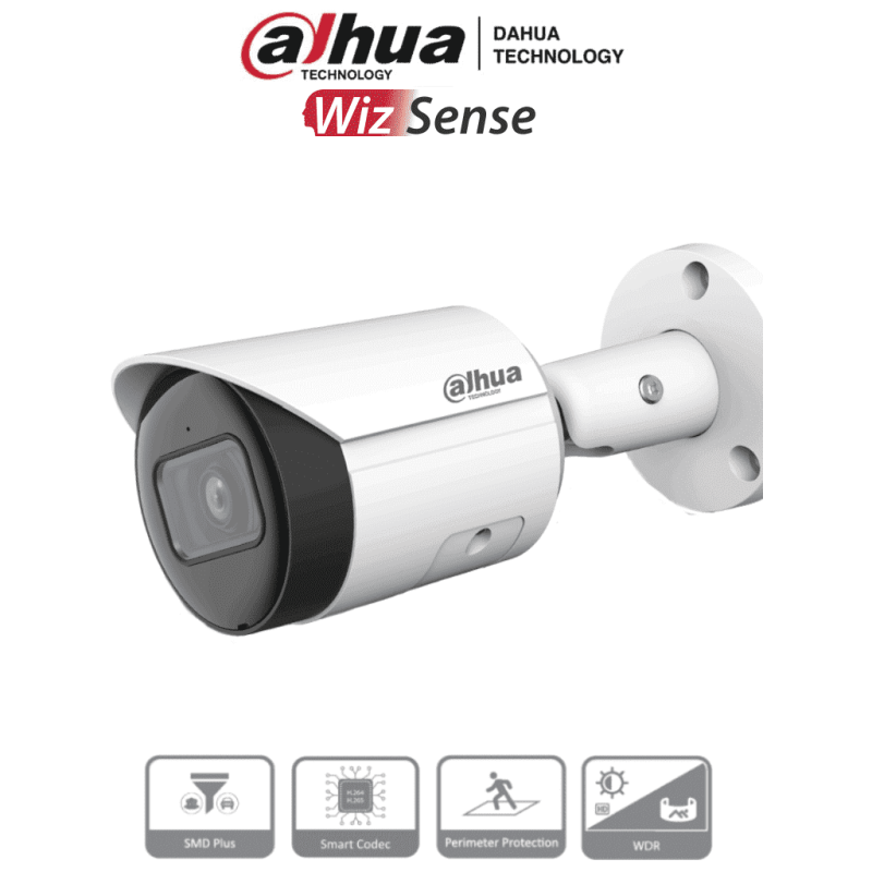 DAHUA IPC-HFW2541E-S - Camara IP Bullet de 5 Megapixeles/ WizSense/ Lent