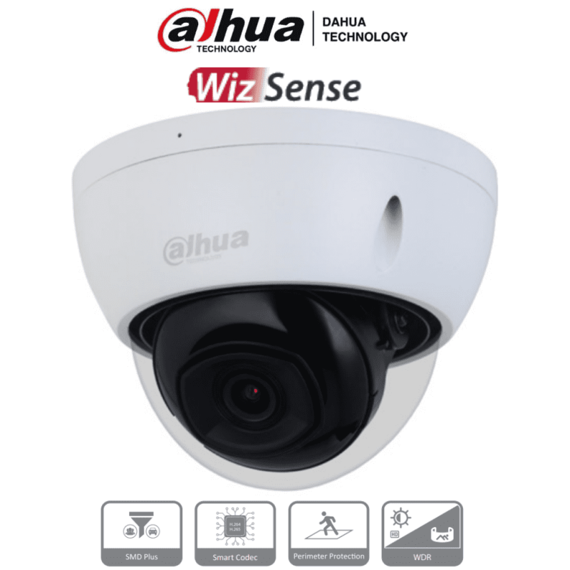 DAHUA DH-IPC-HDBW2241E-S Cámara IP Domo Antivandálica de 2 Megapixeles W