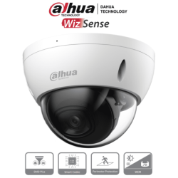 DAHUA IPC-HDBW2441E-S - Camara IP Domo Antivandalica de 4 Megapixeles co