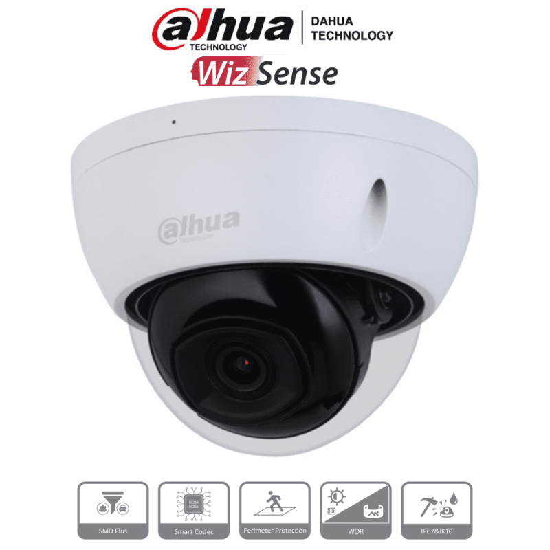 DAHUA IPC-HDBW2541E-S - Cámara IP domo antivandálica 5 MP  cuenta con le