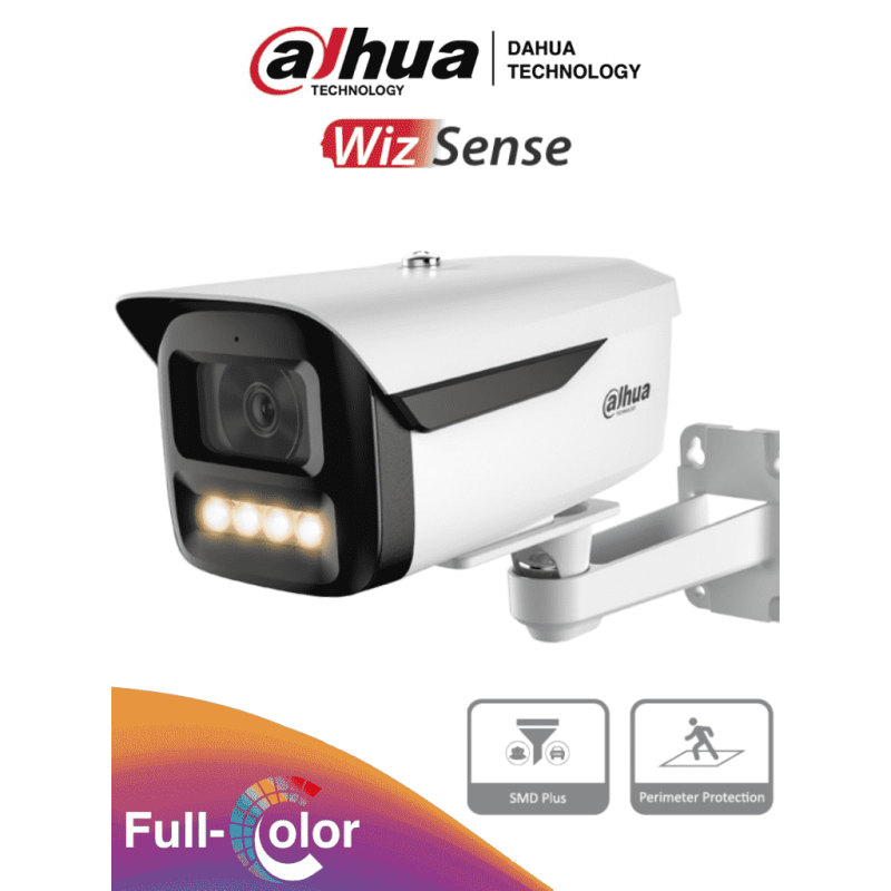 DAHUA IPC-HFW2249M-AS-LED-B- Cámara IP Bullet 2 Megapíxeles/ WizSense/ F