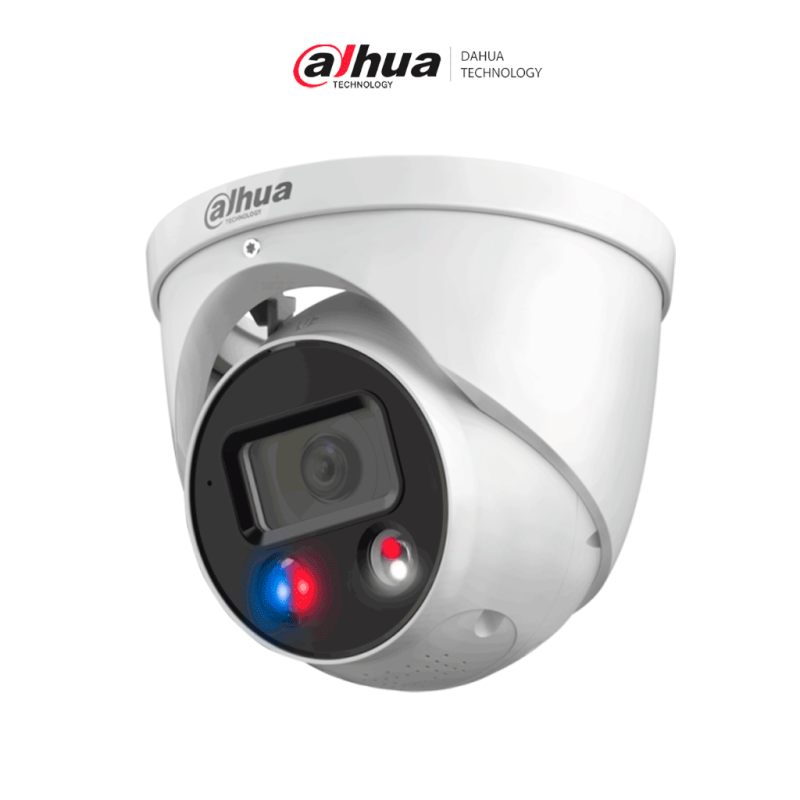 DAHUA DH-IPC-HDW3849H-AS-PV-S5 - Cámara IP Domo de 8 Megapixeles con Dis