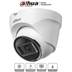 DAHUA IPC-T1E20 - Camara IP Domo de 2 MP  lente de 2.8 mm y 99° de visió