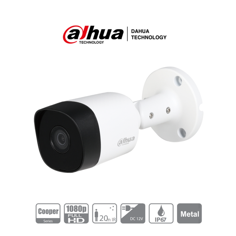 DAHUA HAC-B2A21 - Camara Bullet HDCVI 1080p/ 720p/  82 Grados de Apertur