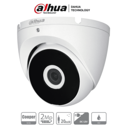 Dahua HAC-T2A21N-28: Cámara domo de 2MP  1080p  lente de 2.8mm con ángu