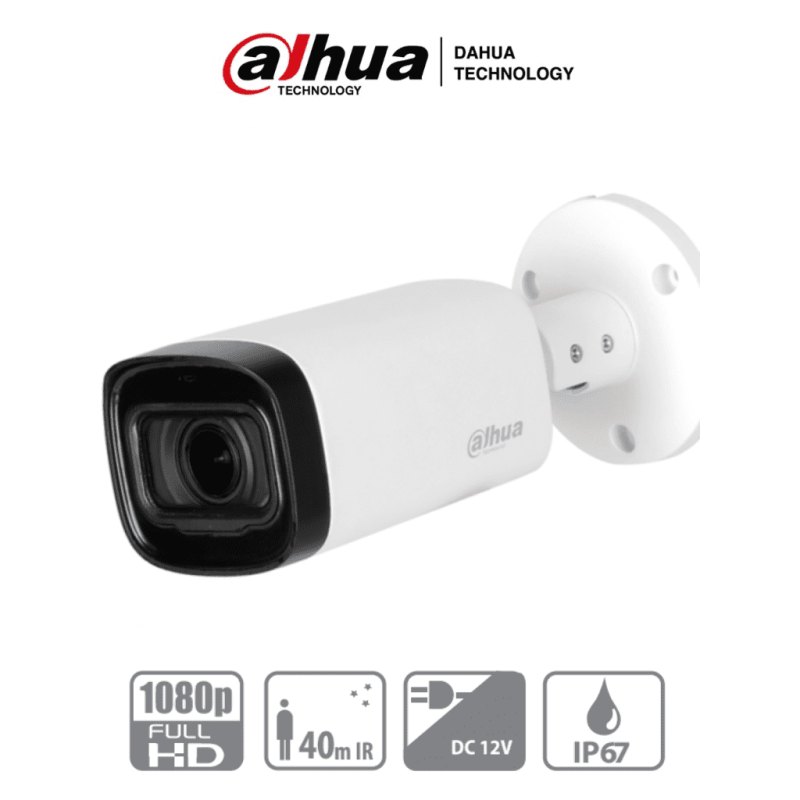 DAHUA HAC-B4A21-VF - Camara Bullet Varifocal de 2 Megapixeles/ Lente de