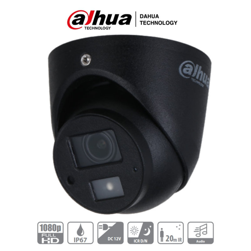 DAHUA HAC-HDW3200G-M28 -  Camara Mini Domo de 2 Megapixeles/ Especial pa