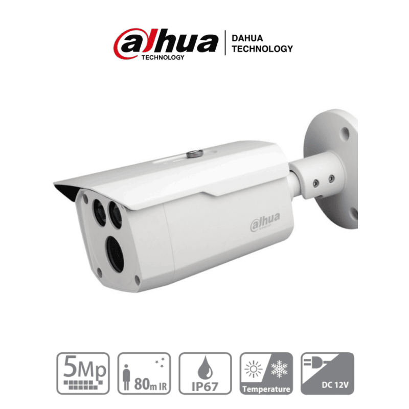 DAHUA HAC-HFW1500D - Camara Bullet de 5 Megapixeles/ Metalica/  Lente de