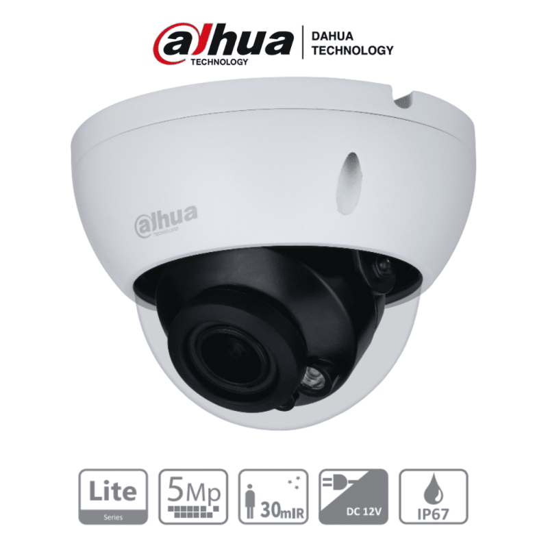 DAHUA HAC-HDBW1500R-Z - Camara Domo Antivandalica de 5 Megapixeles/ Lent