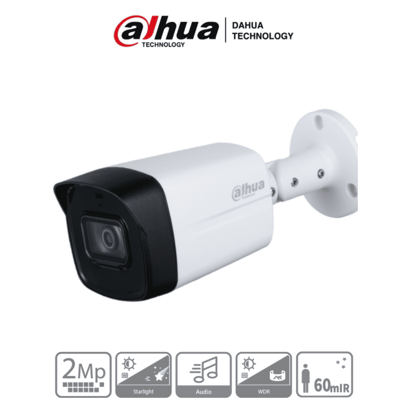 DAHUA HAC-HFW1231TLM-I6 - Camara Bullet de 2 Megapixeles/ Super Adapt/ L