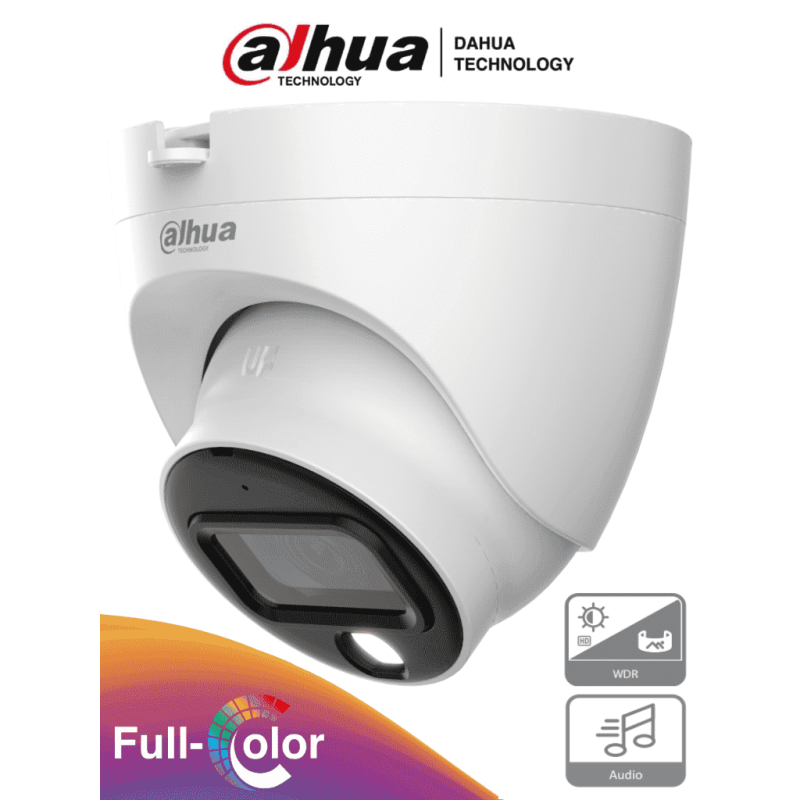 DAHUA HAC-HDW1239TLQN-A-LED - Camara Domo de 2 Megapixeles/ Full Color/