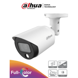 DAHUA HAC-HFW1239T-A-LED - Camara Bullet Full Color de 2 Megapixeles/ 10