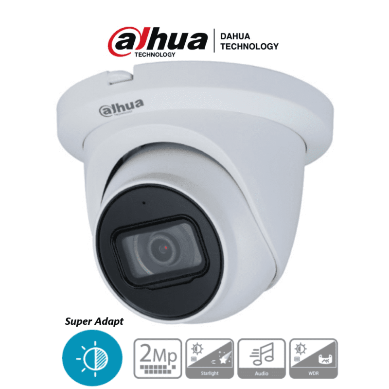 DAHUA HAC-HDW1231TMQ-A - Camara Domo 1080p Super Adapt/ Lente de 2.8mm/