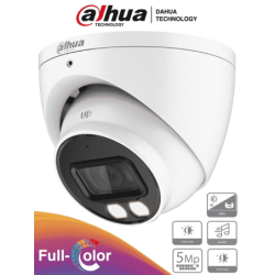 DAHUA  HAC-HDW1509TN-A-LED-0360B - Cámara Domo Full Color de 5 MP con le