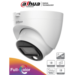 DAHUA HAC-HDW1509TLQ-A-LED - Cámara Domo Full Color de 5 MP con micrófon