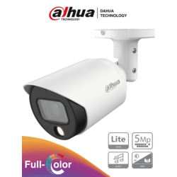 DAHUA HAC-HFW1509T-A-LED - Cámara Bullet Full Color de 5 Megapixeles/ Le