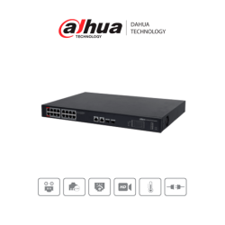 DAHUA PFS3220-16GT-190 - Switch Poe de 16 Puertos Gigabit/ Poe Inteligen