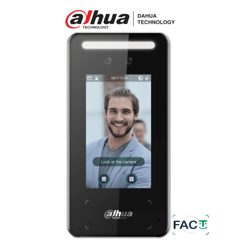 DAHUA ASI6213J-MW - Control de Acceso para Exterior con Reconocimiento F