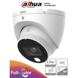 DAHUA HAC-HDW1809TLM-A-LED - Camara Domo Eyeball 4k Full Color/ 8 Megapi