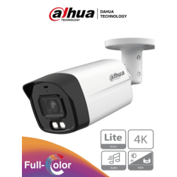 DAHUA HAC-HFW1809TLM-A-LED - Camara Bullet 4k Full Color/ 8 Megapixeles/