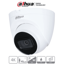 DAHUA HAC-HDW1801TQN-A - Camara Domo 4k/ 8 Megapixeles con Microfono Int