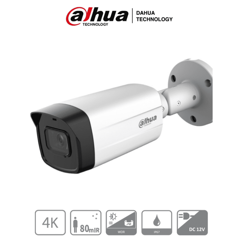 DAHUA HAC-HFW1801TM-I8 - Camara Bullet 4k/ 8 Megapixeles/ Super Adapt/ L