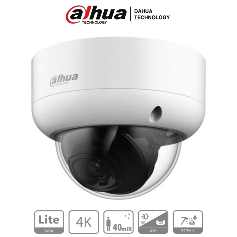 DAHUA HAC-HDBW1801EAN - Camara Domo Antivandalica 4k/ 8 Megapixeles/ Len