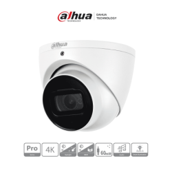 DAHUA HDW2802T-A - Cámara Domo EyeBall 4K Starlight de 8 MP  lente de 2.