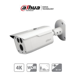 DAHUA HAC-HFW1801D - Camara Bullet 4k/ 8 Megapixeles/ Lente de 3.6mm/ Me