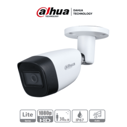 DAHUA HAC-HFW1200CMN-A- Camara Bullet 1080p/ Lente de 2.8 mm/ Microfono