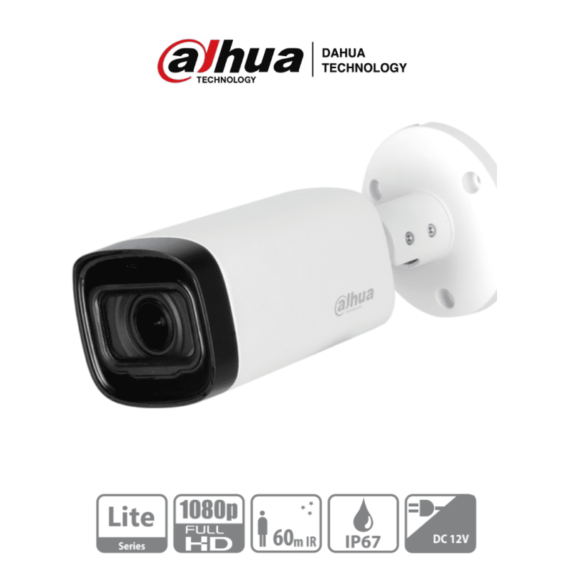 DAHUA HAC-HFW1200R-Z-IRE6 - Camara Bullet de 2 Megapixeles/ 1080p/ Lente