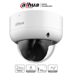 DAHUA HAC-HDBW1200EA - Cámara Domo de 2 Megapíxeles Antivandálica/ 1080p