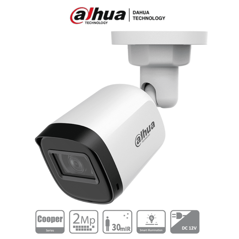 DAHUA DH-HAC-B1A21N-U-0280B - Camara Bullet de 2 Megapixeles/ 1080p/ Len