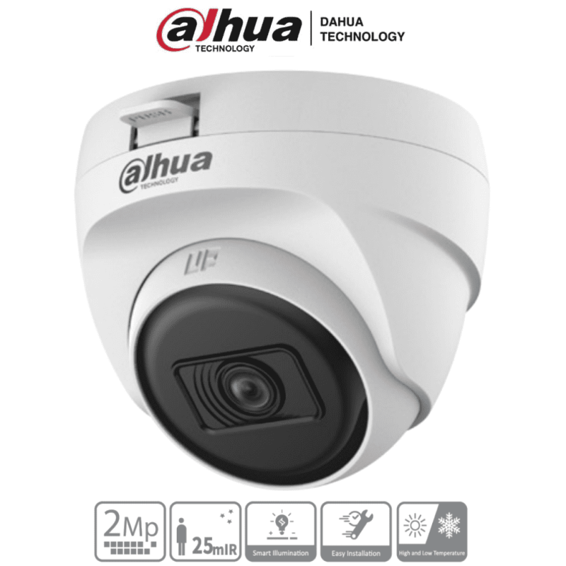 DAHUA  HAC-T1A21N-U-28 - Cámara Domo de 2 Megapixeles/ Lente 2.8 mm / 10